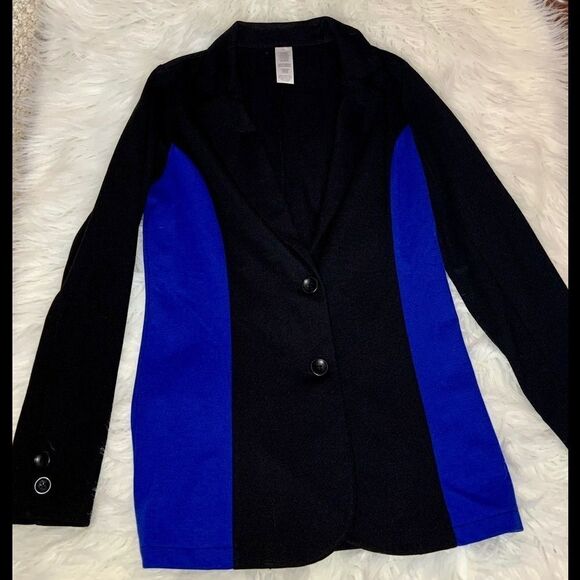 Colour Block Blazer Jacket - Picture 3 of 10